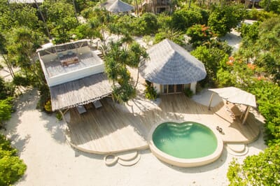 Tanzania Zanzibar White Sands Luxury Villas family safari beachfront one bed villa