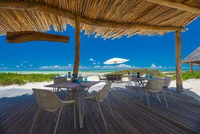 Tanzania Zanzibar White Sands Luxury Villas family safari beach restaurant
