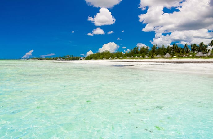 Tanzania Zanzibar White Sands Luxury Villas family safari ocean view beach
