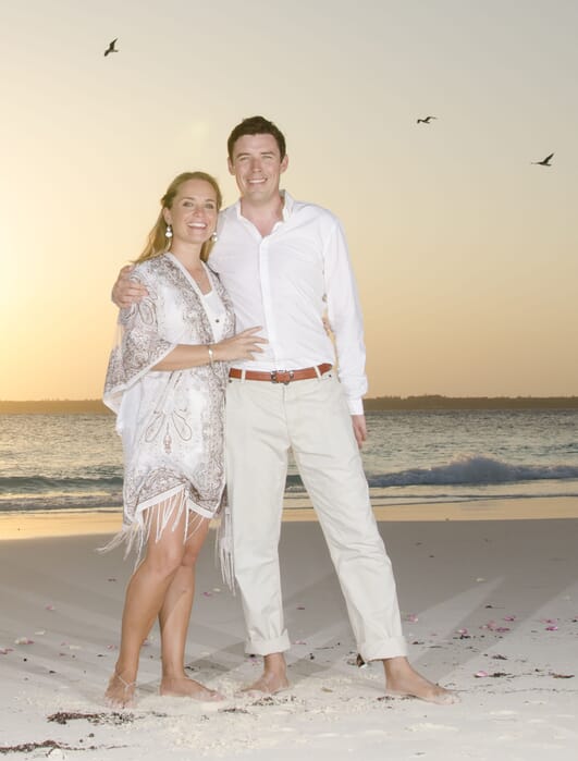 Zanzibar beach mike and tess sunset family