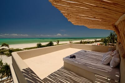 Tanzania Zanzibar White Sands Luxury Villas family safari rooftop terrace