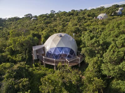 Highlands Ngorongoro dome tent exterior Tanzania family safari