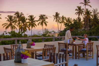 Tanzania Zanzibar White Sands Luxury Villas family safari rooftop champagne bar