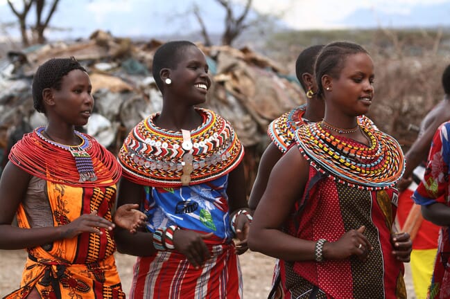 Kenya Samburu traditional dress women cultural immersion