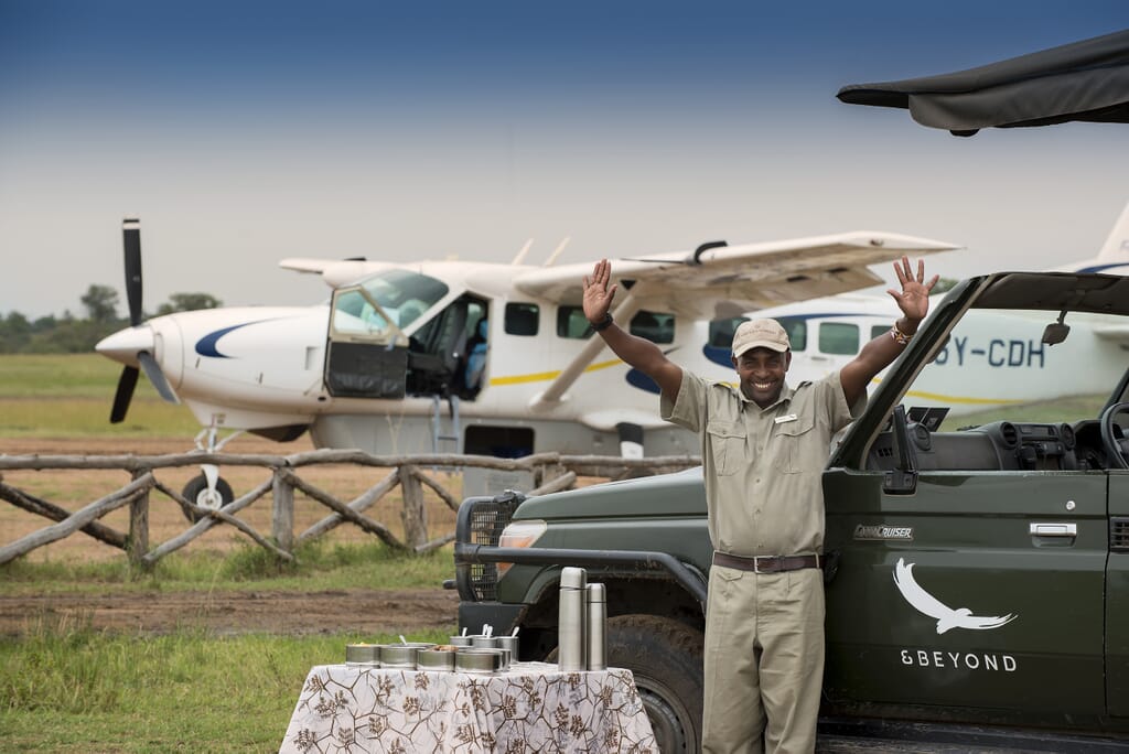 Kenya Masai Mara Kichwa Tembo airstrip welcome family safari