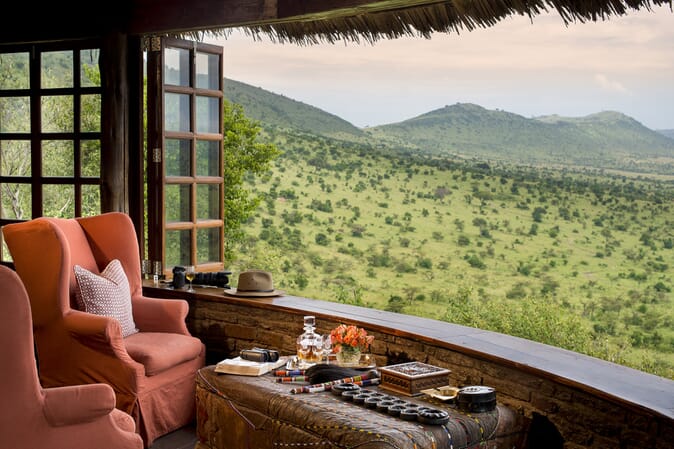 Tanzania Serengeti andBeyond Klein's Camp family safari bar view