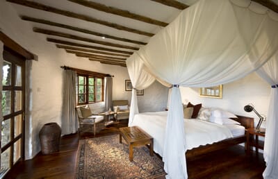 Tanzania Serengeti andBeyond Klein's Camp family safari cottage interior