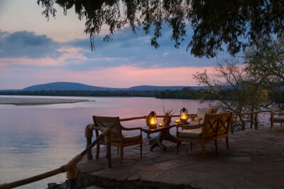 Tanzania Nyerere Sand Rivers Selous family safari evening