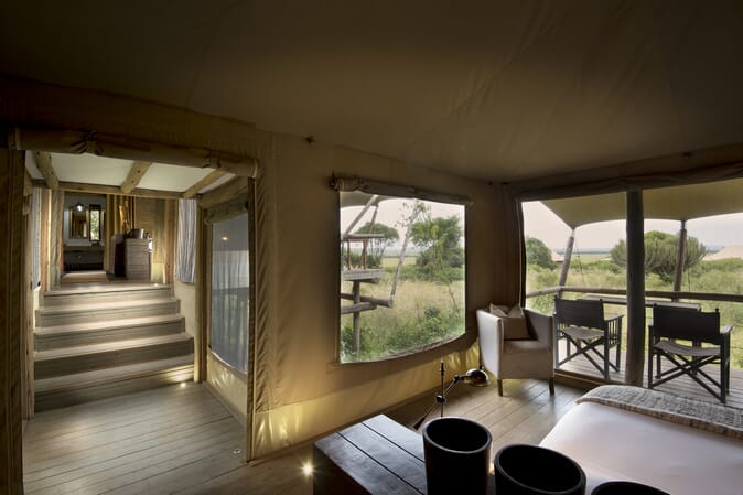 Kenya Masai Mara Kichwa Tembo family tent safari