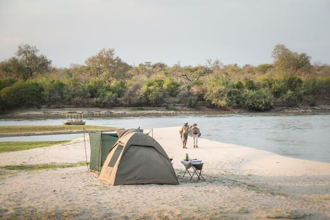 Tanzania Nyerere Sand Rivers Selous family safari flay camp