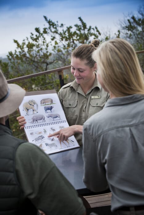 South Africa Phinda andbeyond guide orientation family safari
