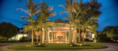 Kenya Nairobi Hemingways family safari entrance night