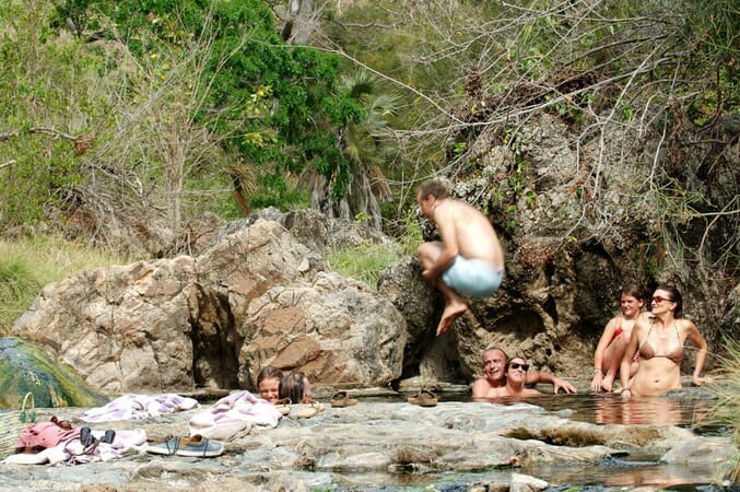Tanzania Nyerere Sand Rivers Selous family safari hot spring