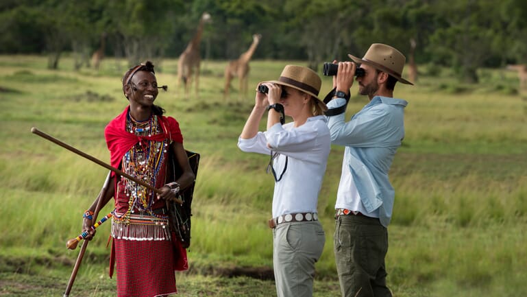Kenya Masai Mara Kichwa Tembo family safari