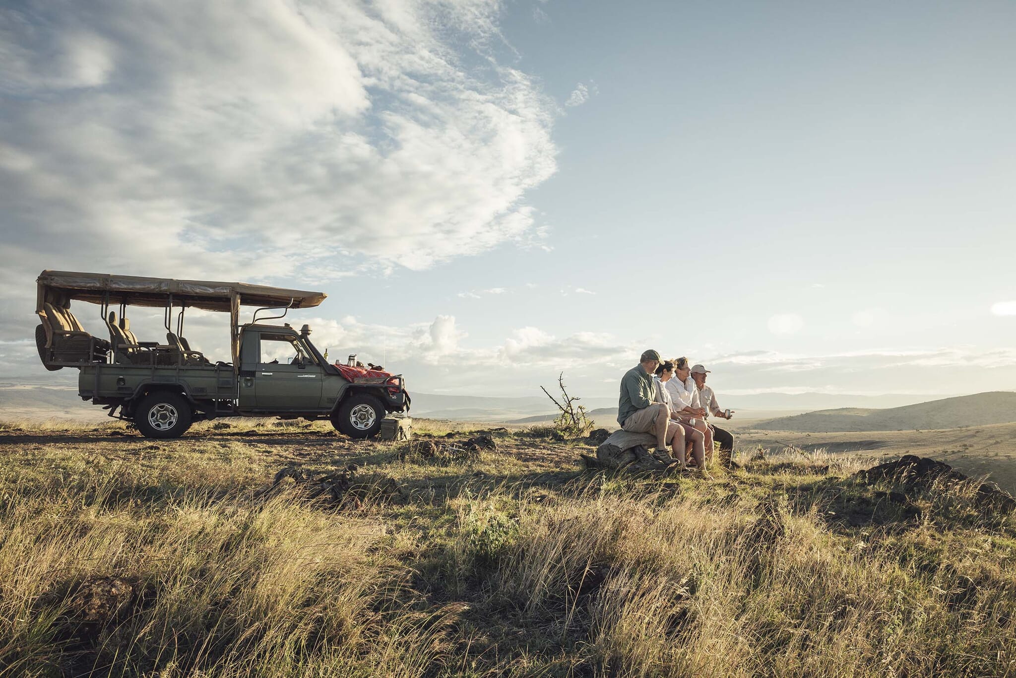 Kenya Lewa House game drive family safari