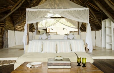 Tanzania Nyerere Sand Rivers Selous family safari room
