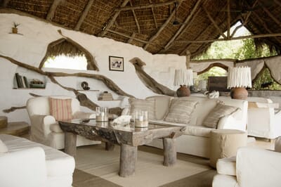 Tanzania Nyerere Sand Rivers Selous family safari lounge