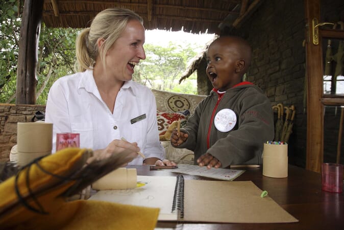 Tanzania Serengeti wild child Kleins camp family safari