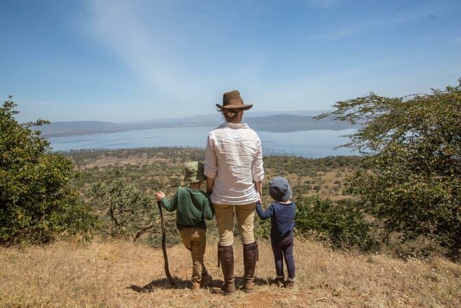 Kenya Lake Naivasha Loldia House family safari