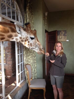 Kenya Nairobi Giraffe Manor family safari