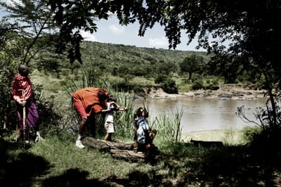 Kenya Masai Mara Karen Blixen Camp family safari
