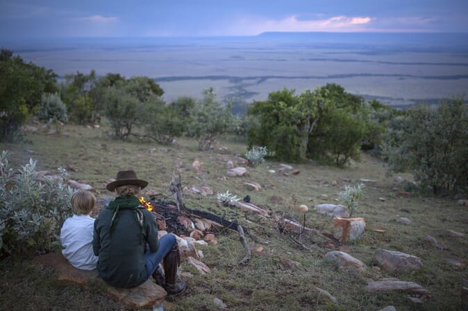 Kenya Masai Mara Bush Houses family safari