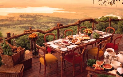 Tanzania Ngorongoro crater lodge family safari