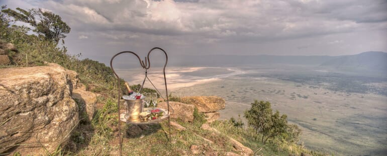 Tanzania Ngorongoro crater lodge family safari