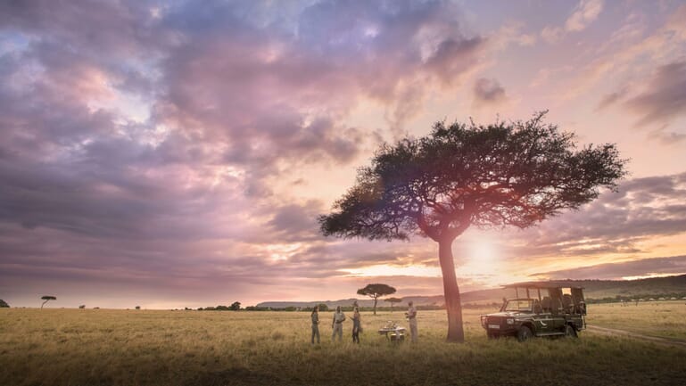 Kenya Masai Mara Bateleur Camp family safari