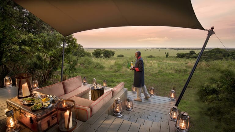 Kenya Masai Mara Bateleur Camp family safari
