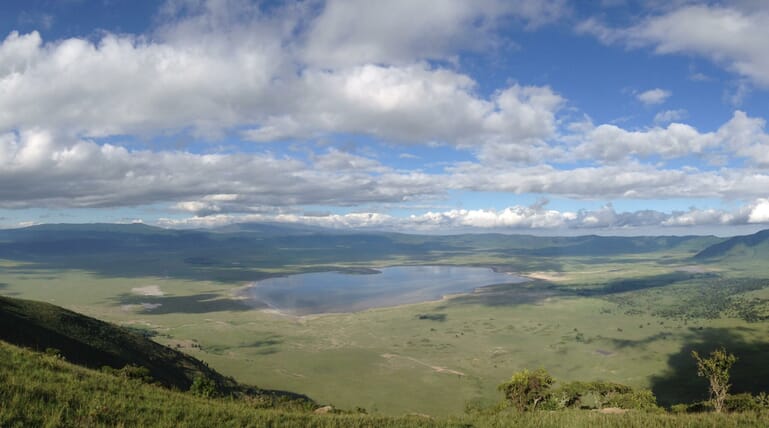 Tanzania Ngorongoro crater lodge family safari