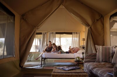 Tanzania Nomad Serengeti safari camp family