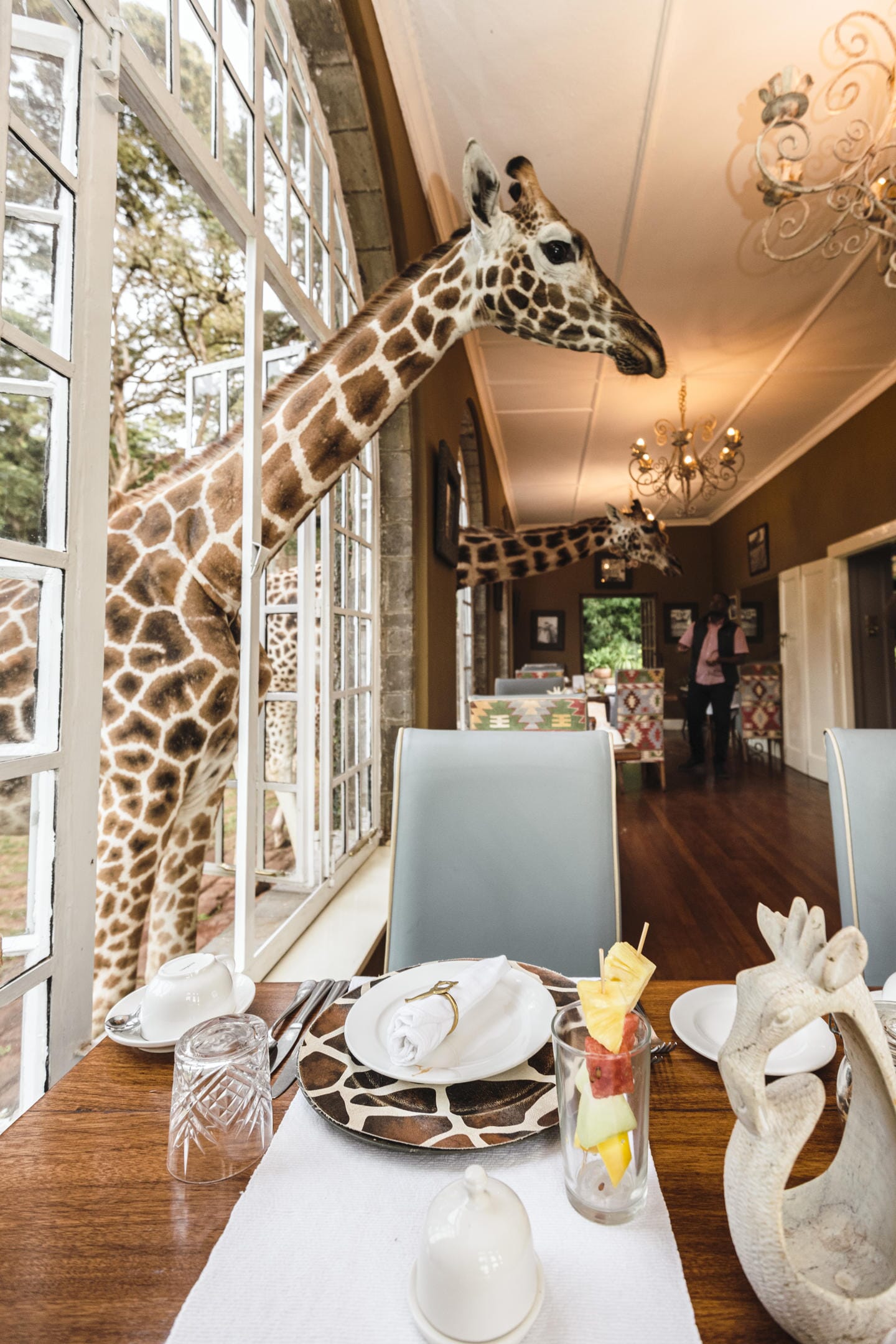 Kenya Nairobi Giraffe Manor family safari