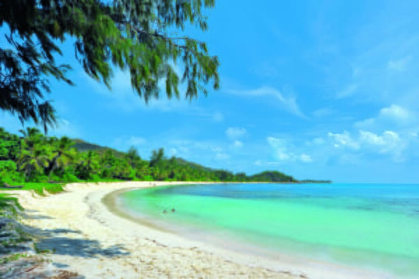 Praslin luxury family holidays Constance Lemuria beach