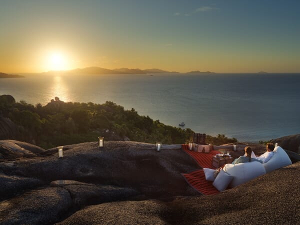 sunset cocktail Seychelles
