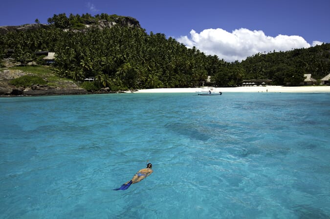 North Island Seychelles snorkel