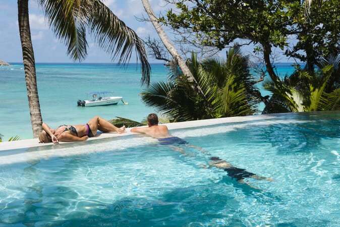 North Island Seychelles pool