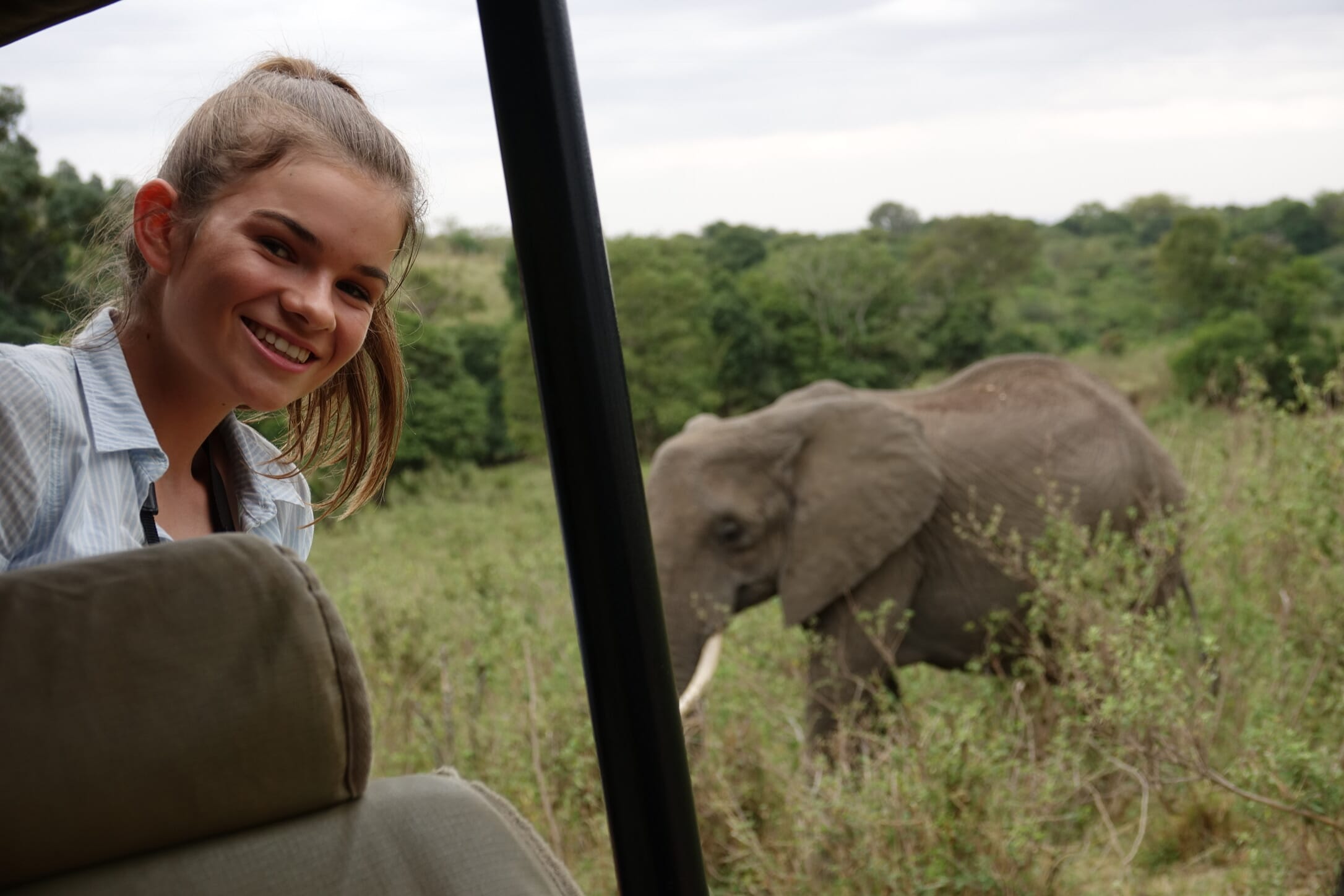 Client photo Simms Kenya family safari elephant