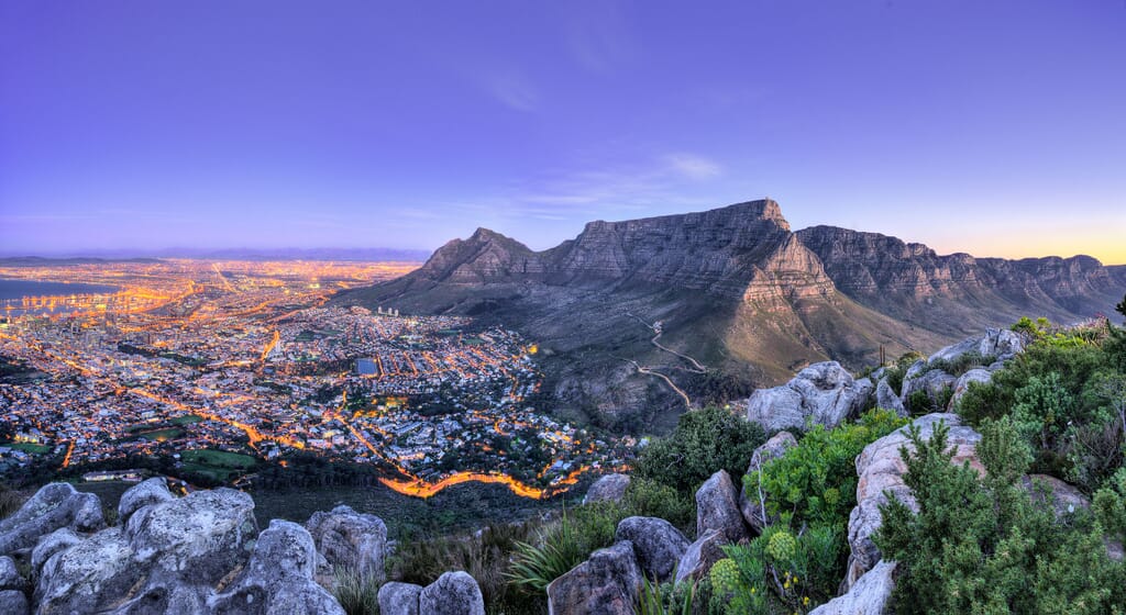 Cape Town cityscape luxury family safari