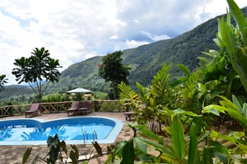 Trackers Safari Lodge Uganda pool