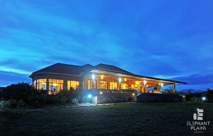 Elephant Plains Lodge night