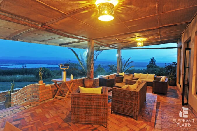 Elephant Plains Lodge terrace