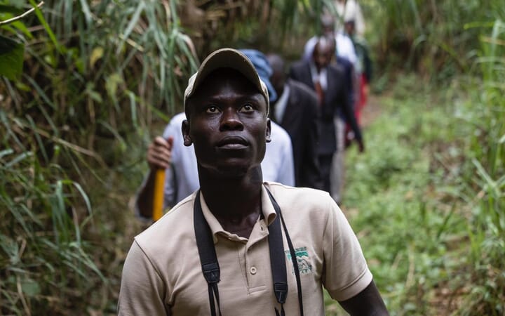 Volcanoes Kyambura Gorge Lodge walk