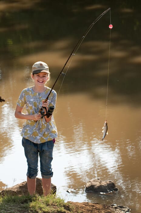 Morukuru Owner's House Madike South Africa child fishing safari