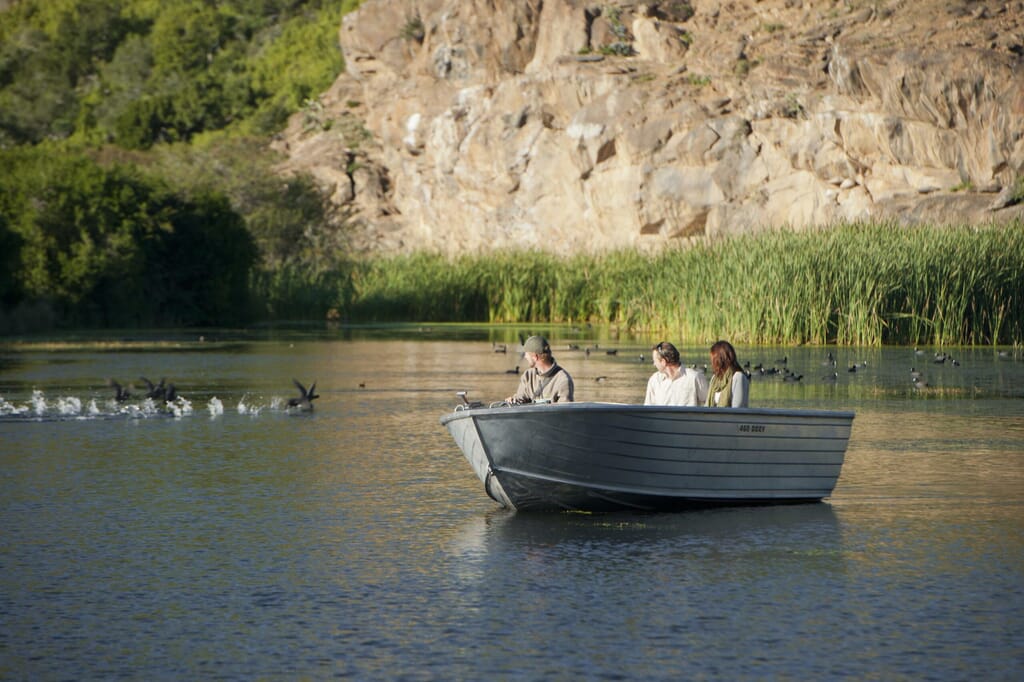 Kwandwe boat safari South Africa