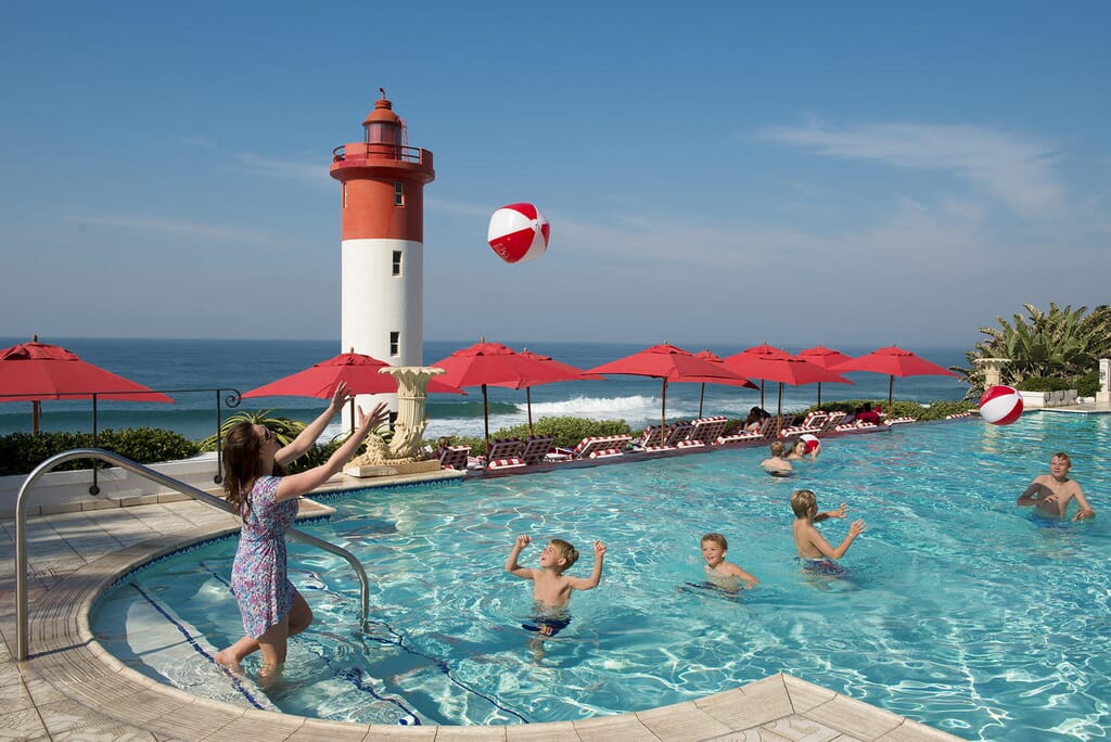 Oyster Box hotel lighthouse Umhlanga