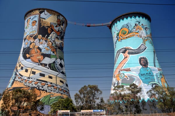 Soweto water towers Johannesburg
