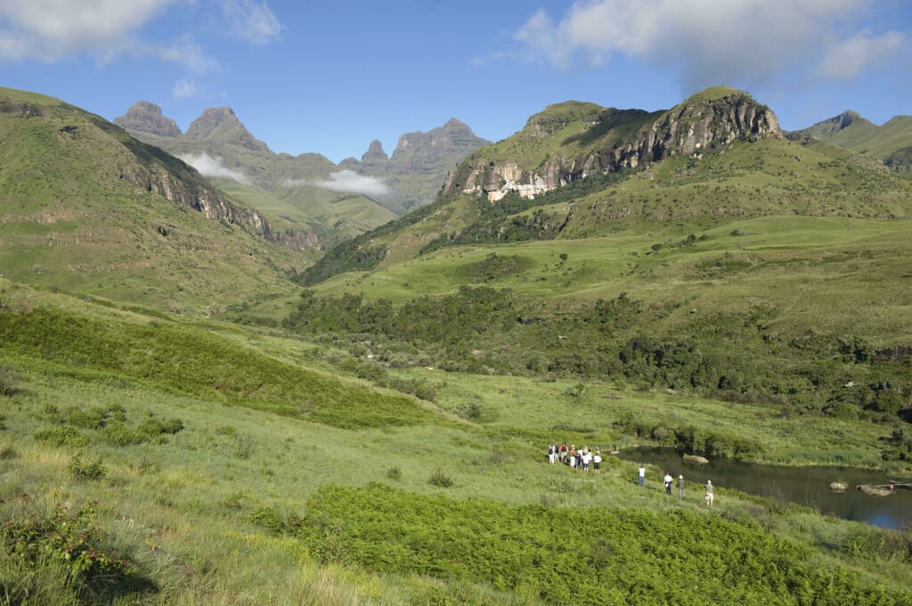 Cathedral Peak Hotel Drakensberg Mountains South Africa family holiday