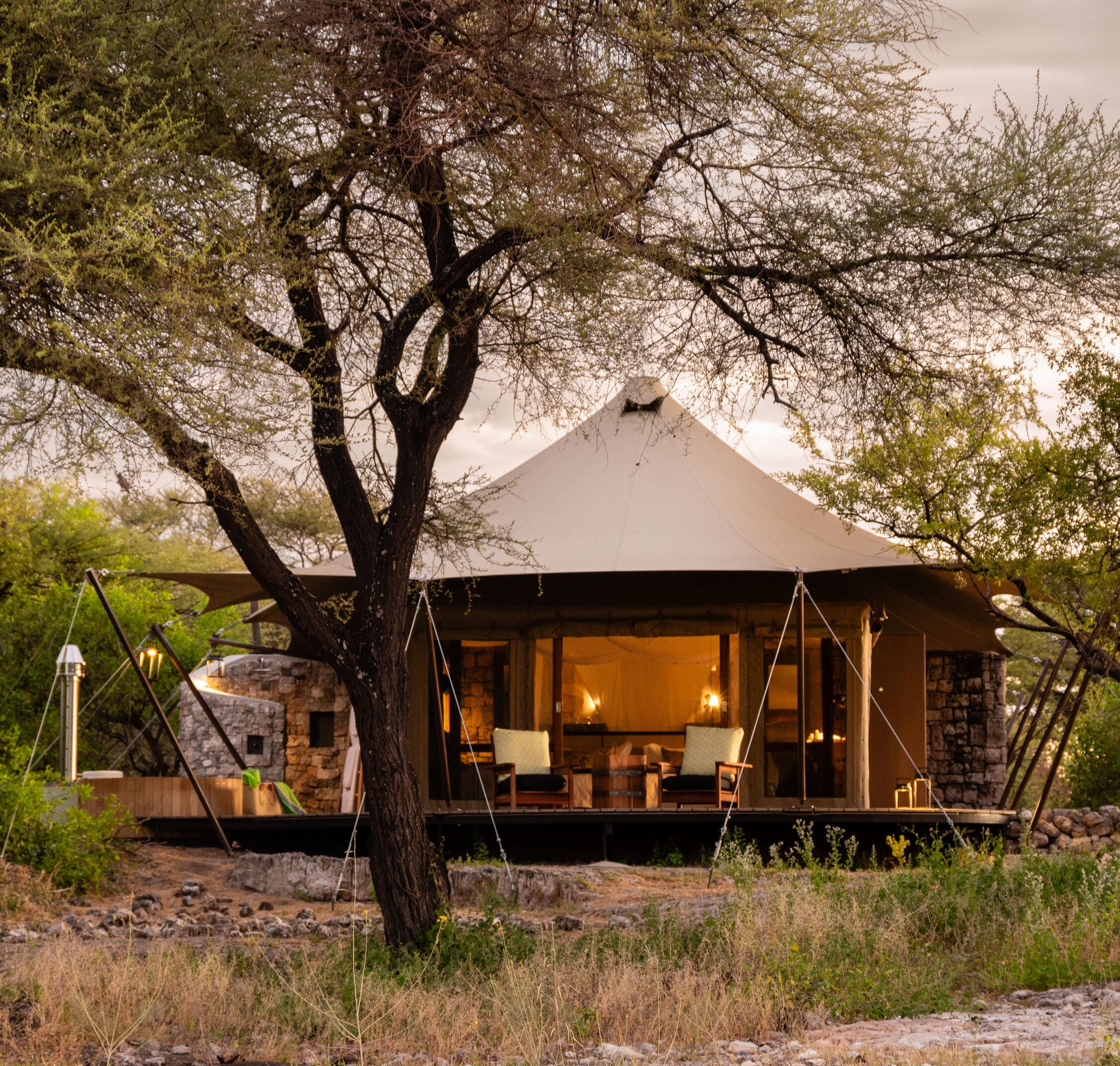 Onguma Tented Camp Luxury Safaris Namibia Coral Tree Travel