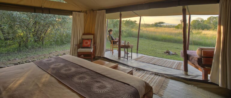 Encounter Mara Camp Masai Mara Luxury Family Safaris Kenya Coral Tree Travel